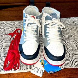 Zara Mickey High Top Sneakers